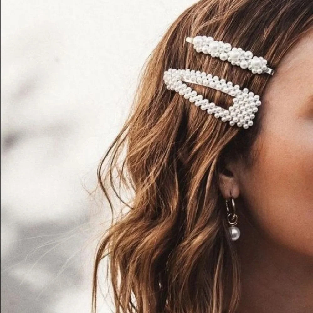 Pearl Hair Clips (9 count)